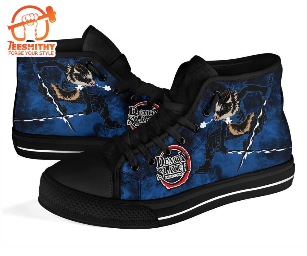 Inosuke Sneakers Demon Slayer High Top Shoes