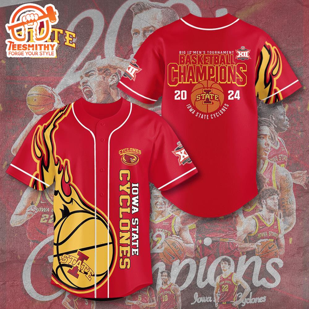 Iowa State Cyclones Men’s Basketball Baseball Jersey Gift For Fan