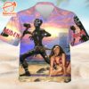 Iron Maiden Beach Apocalypse Short Sleeve Aloha Shirt