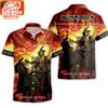 Iron Maiden Death on the Road Inferno Short Sleeve Aloha Shirt