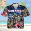 Iron Maiden Eddie’s Army Short Sleeve Aloha Shirt