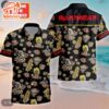 Iron Maiden Floral Skull Fusion Short Sleeve Aloha Shirt