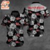 Iron Maiden Monochrome Hibiscus Short Sleeve Aloha Shirt