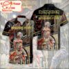 Iron Maiden Rock Band Somewhere In Time Tropical Short Sleeve Aloha Shirt