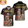 Iron Maiden Somewhere in Time Neon Cyber Short Sleeve Aloha Shirt