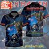 Iron Maiden The Final Frontier Galactic Short Sleeve Aloha Shirt