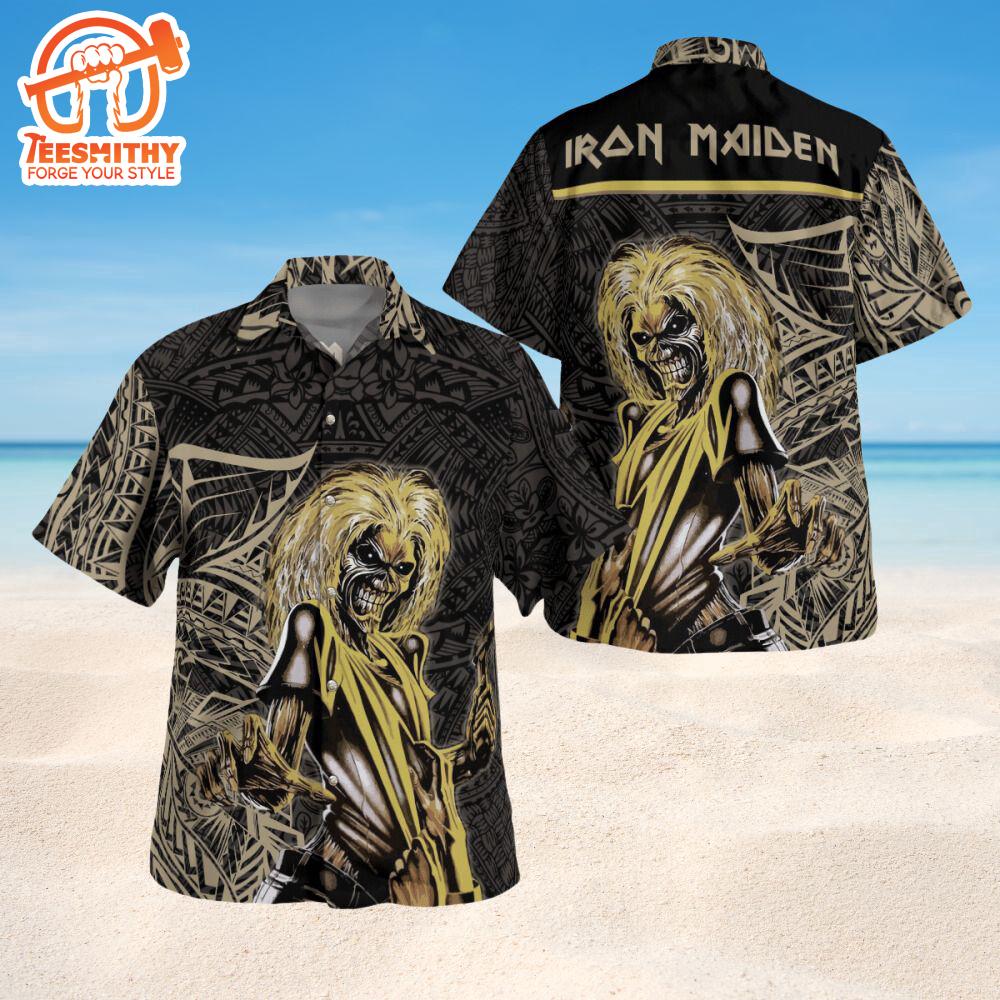 Iron Maiden Tribal Fury Short Sleeve Aloha Shirt