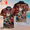 Iron Maiden Virtual XI Cyber Horror Short Sleeve Aloha Shirt