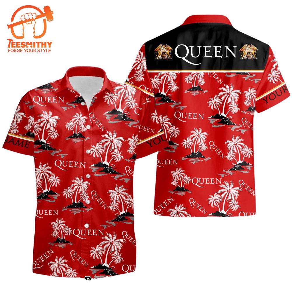 Island Majesty Custom Queen Band Hawaiian Shirt