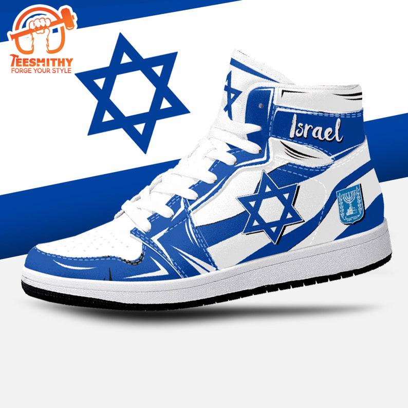 Israel Flag JD1 Sneakers Custom Country