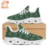 Ivy Leaf Christmas Print Pattern White Max Soul Shoes   Gift Christmas