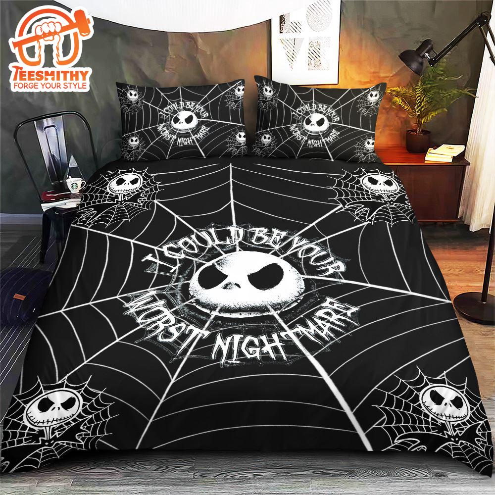 Jack Skellington Bedding Set Christmas For Fans