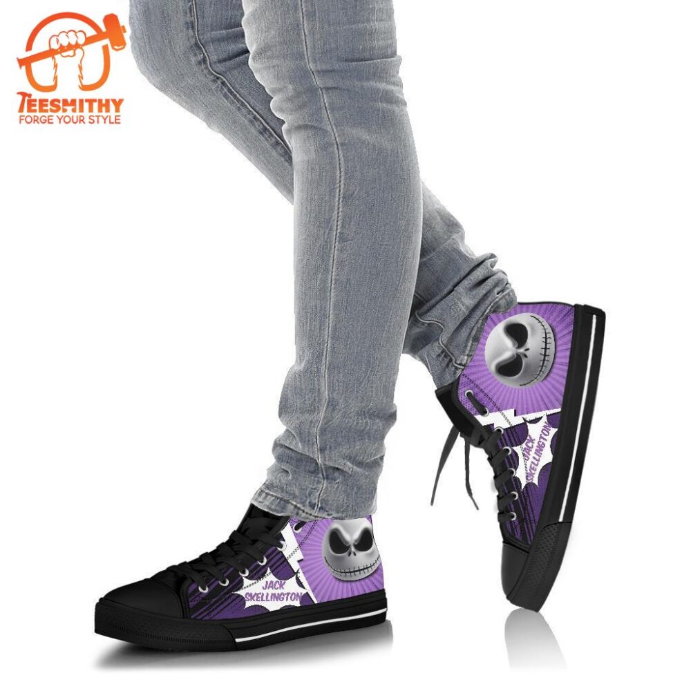 Jack Skellington Sneakers The Nightmare Before High Top Shoes