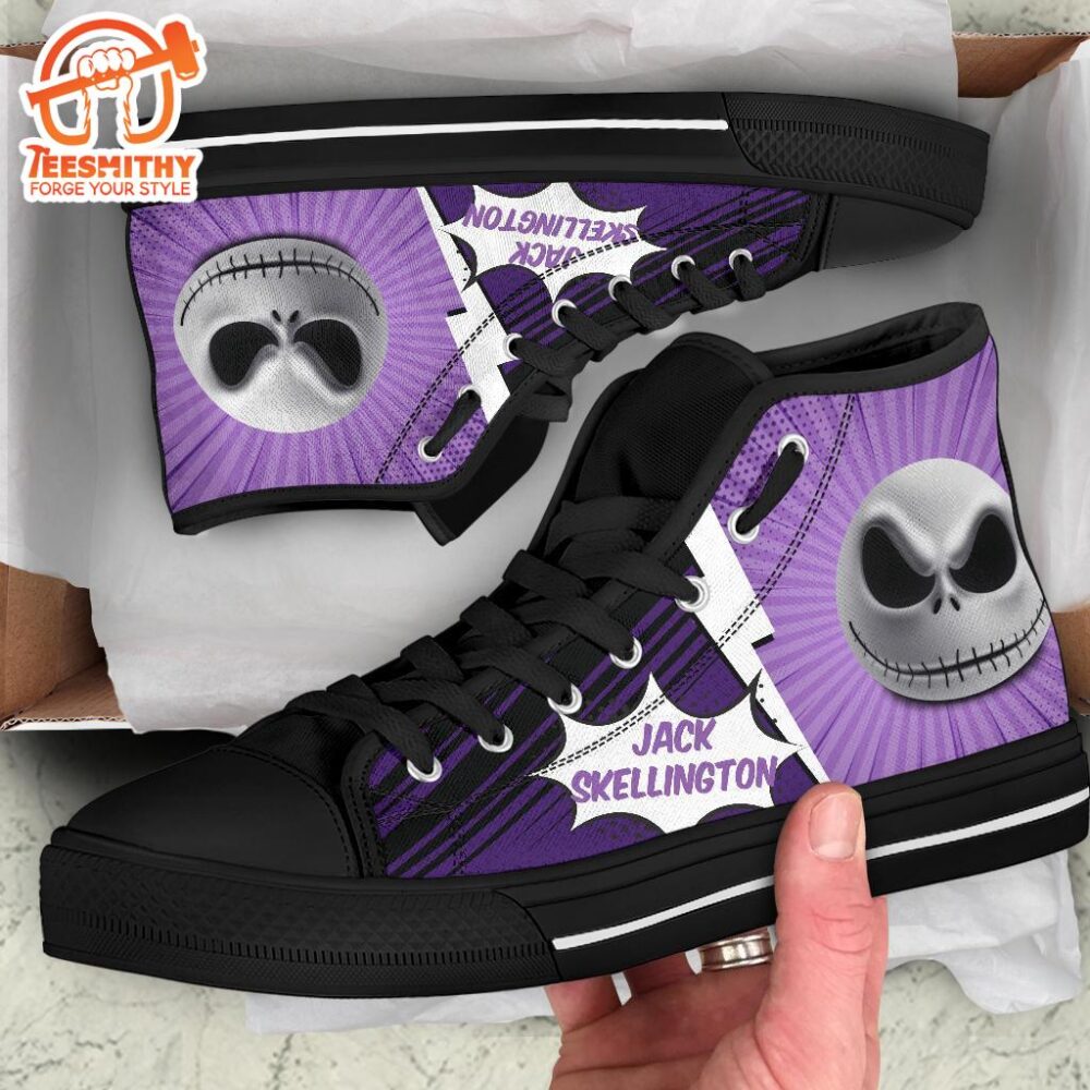 Jack Skellington Sneakers The Nightmare Before High Top Shoes