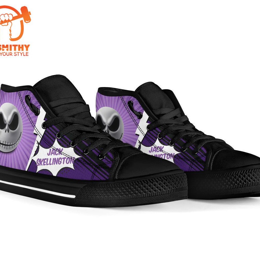 Jack Skellington Sneakers The Nightmare Before High Top Shoes