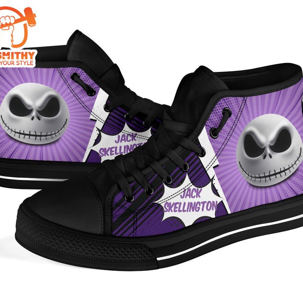 Jack Skellington Sneakers The Nightmare Before High Top Shoes