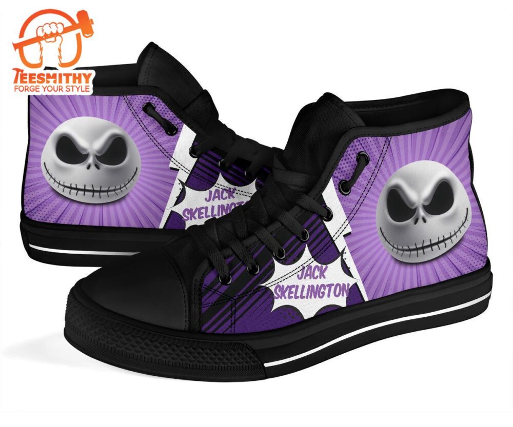 Jack Skellington Sneakers The Nightmare Before High Top Shoes