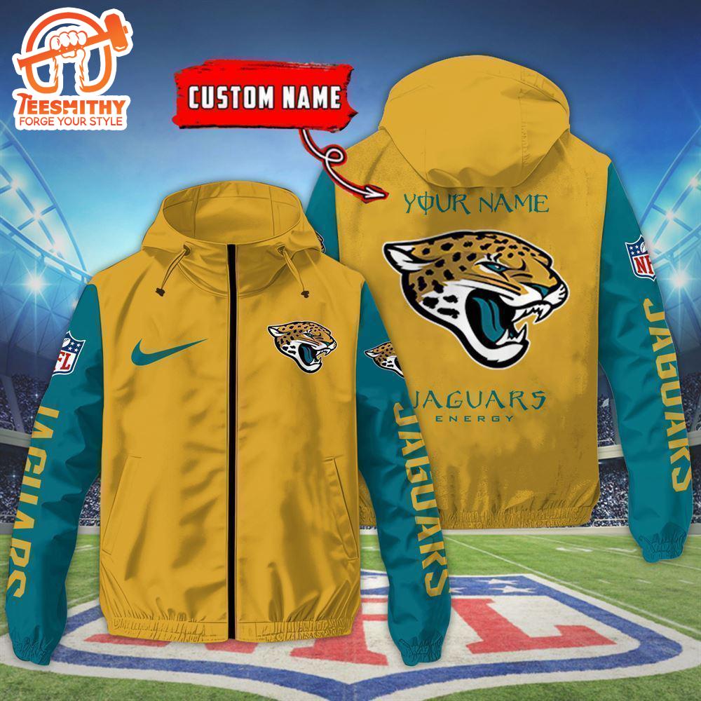 Jacksonville Jaguars Custom Name Outdoor Jacket