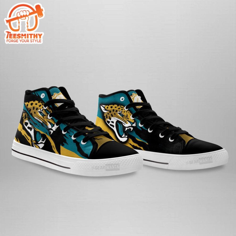 Jacksonville Jaguars High Top Shoes Custom For Fans