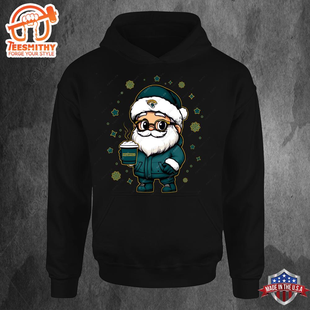 Jacksonville Jaguars Santa Christmas Football Hoodie