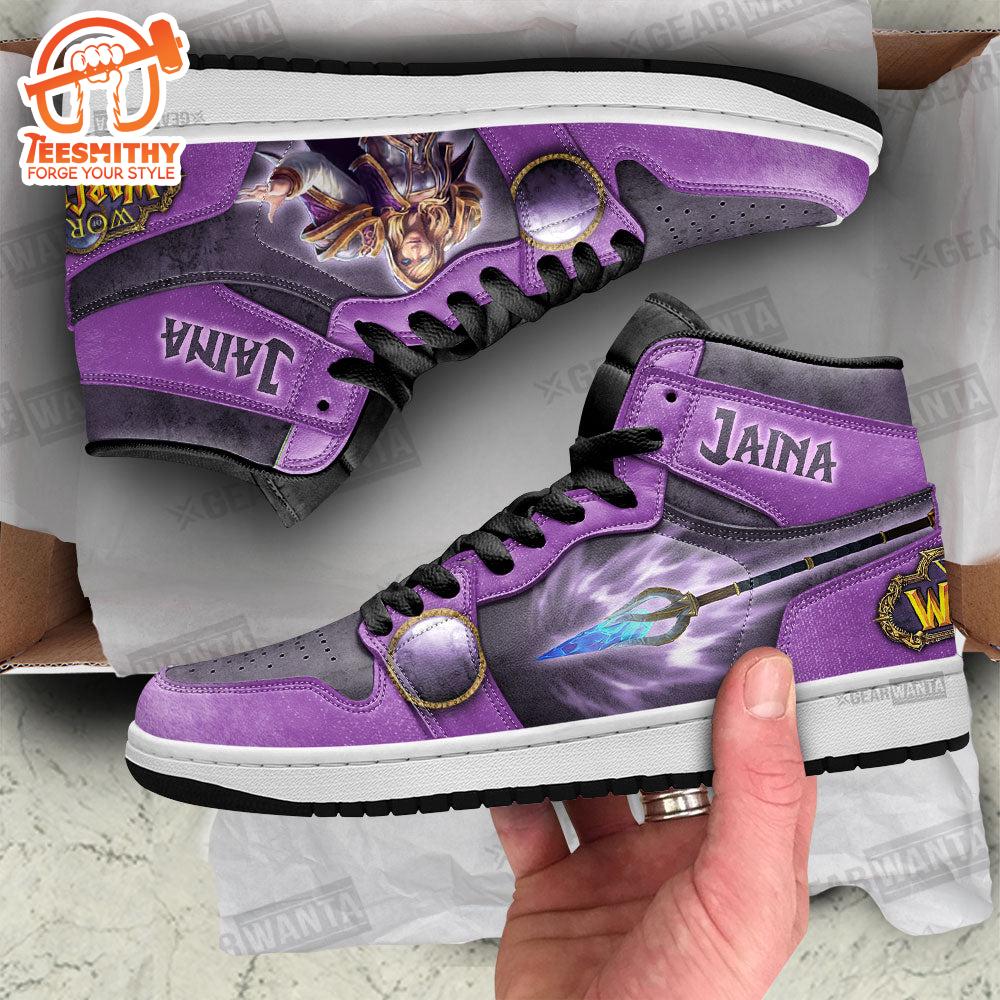 Jaina World of Warcraft Shoes Custom For Fans