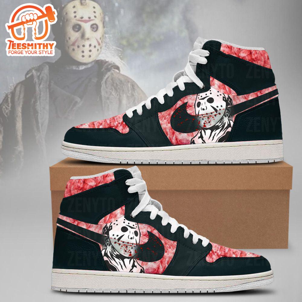 Jason Voorhees Air Jordan 1 Sneakers