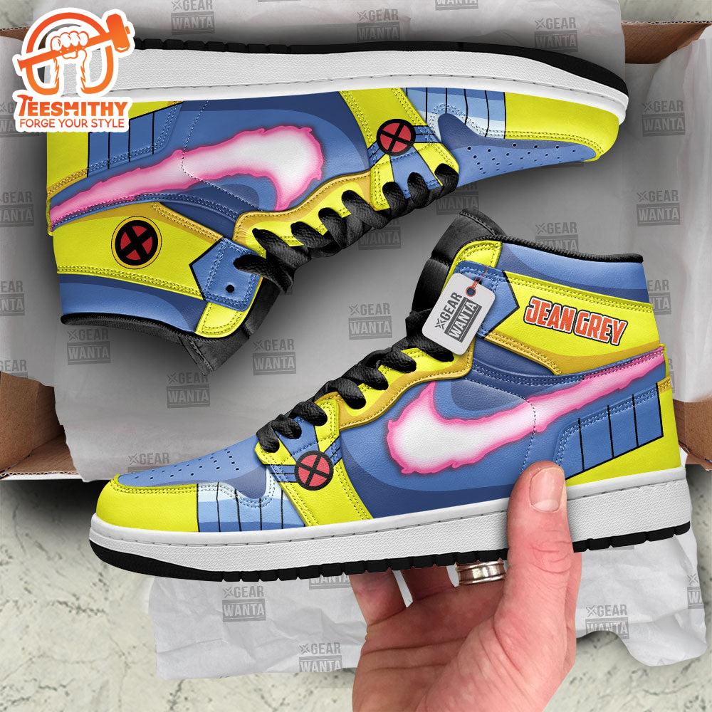 Jean Grey Air Jordan 1 Sneakers Movies X-Men Custom Shoes