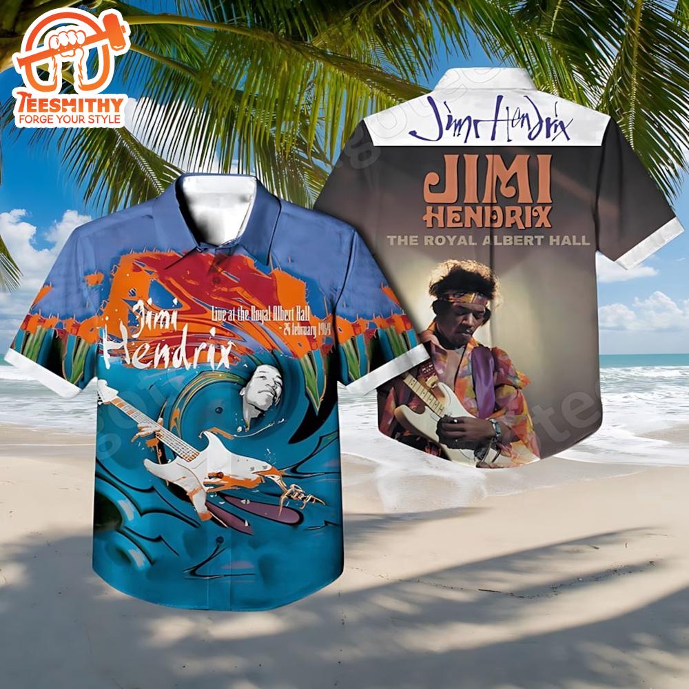 Jimi Hendrix Live At The Royal Albert Hall Hawaiian Shirt