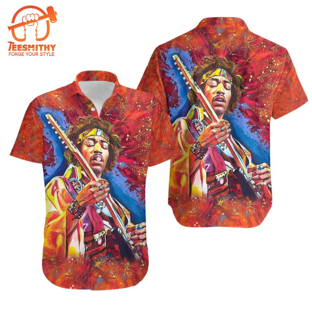 Jimi Hendrix Rock Music Hawaiian Shirt