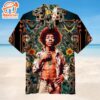 Jimi Hendrix Vibrant Icons Hawaiian Shirt