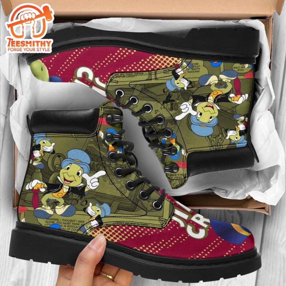 Jiminy Cricket Boots Shoes Pinocchio Gift For Fan