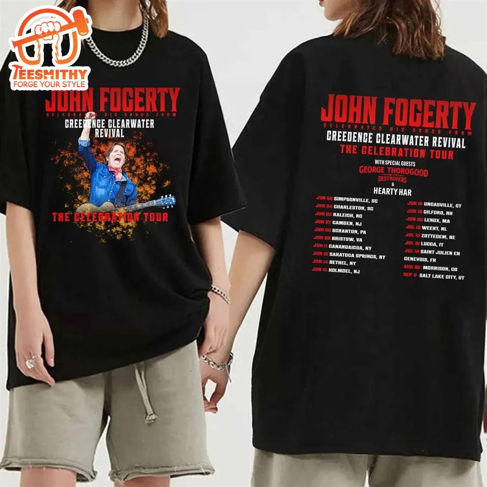 John Fogerty The Celebration Tour 2024 Shirt, John Fogerty Fan Shirt