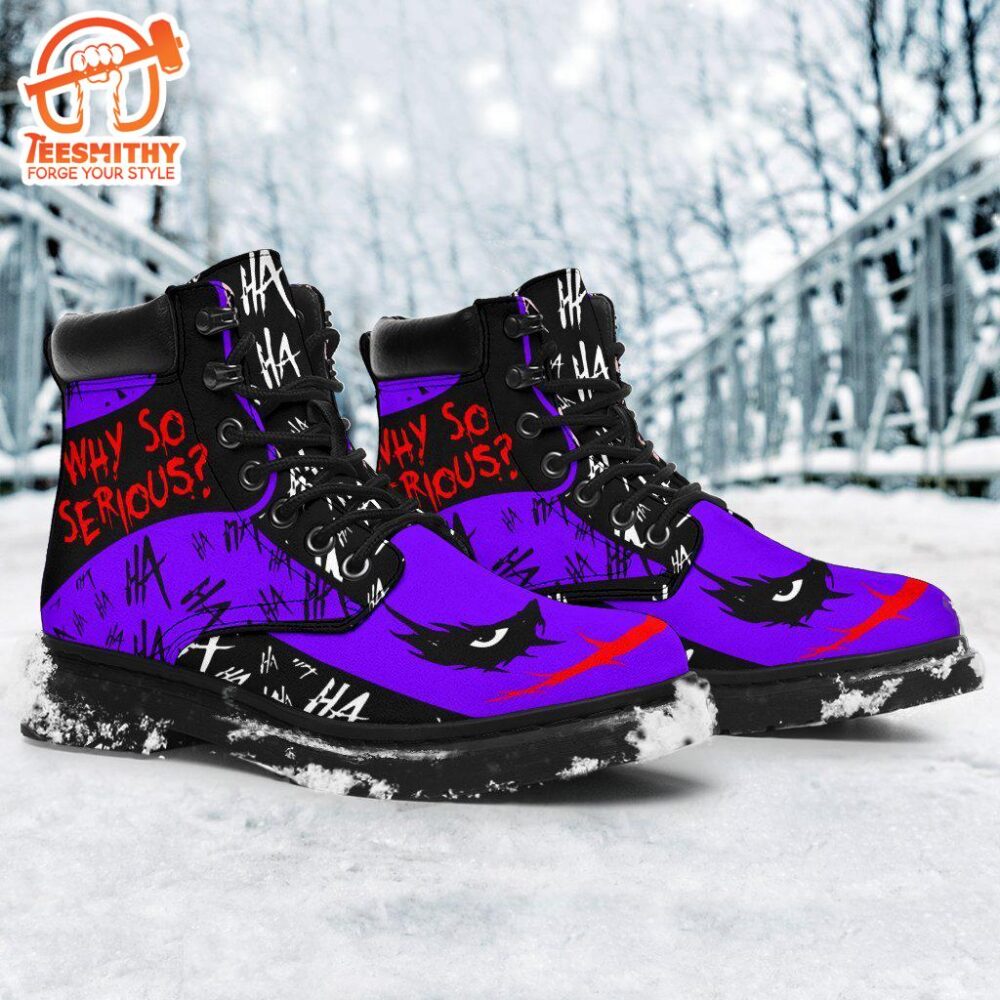 Joker Boots Why So Serious Funny Gift Idea