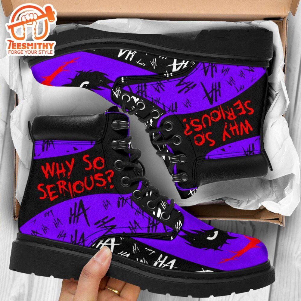 Joker Boots Why So Serious Funny Gift Idea