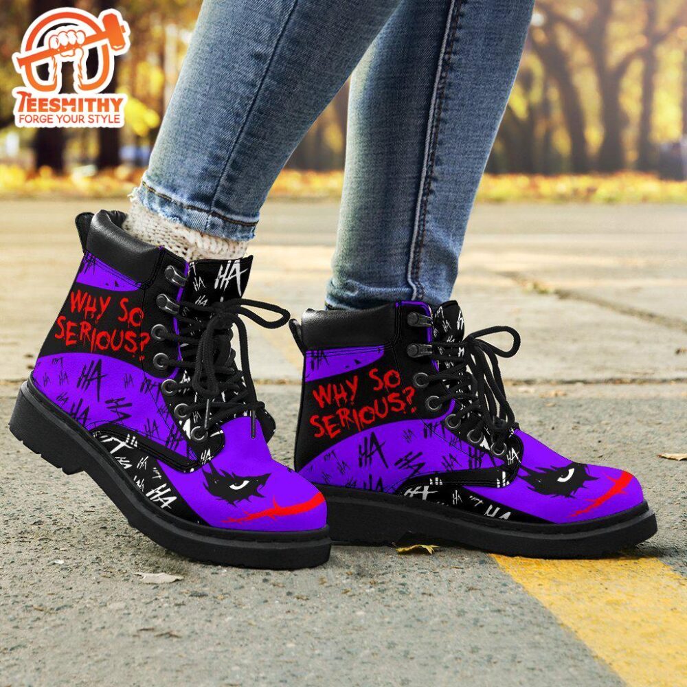 Joker Boots Why So Serious Funny Gift Idea