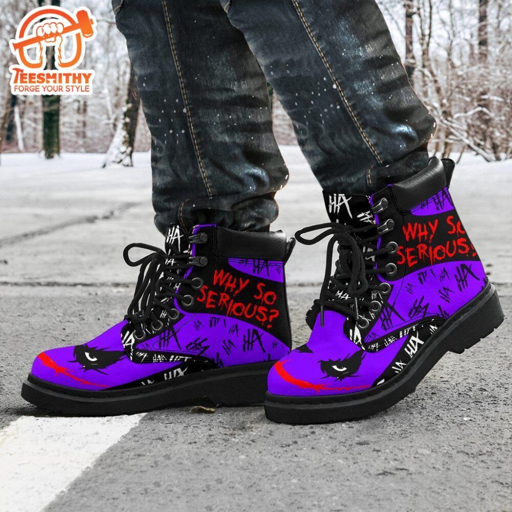 Joker Boots Why So Serious Funny Gift Idea