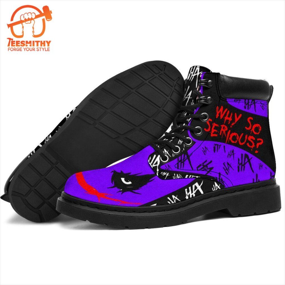 Joker Boots Why So Serious Funny Gift Idea