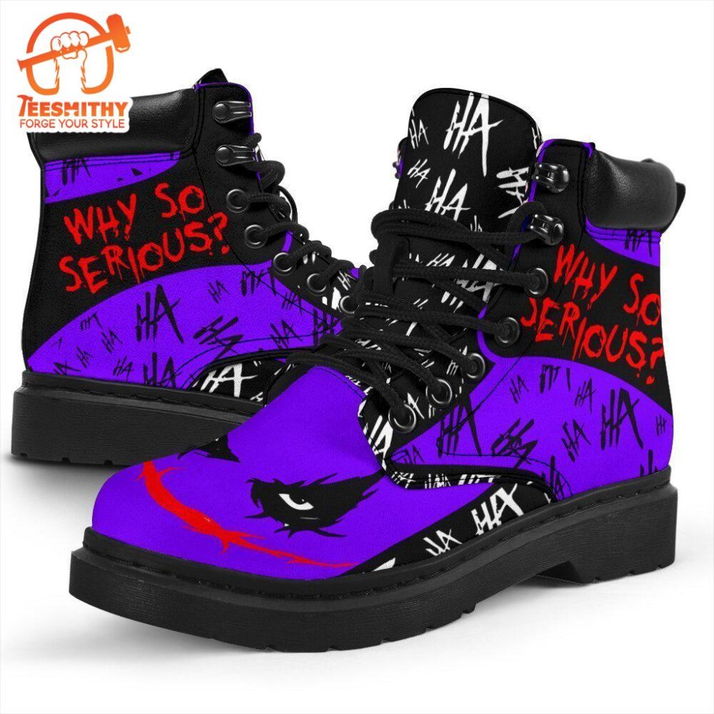 Joker Boots Why So Serious Funny Gift Idea