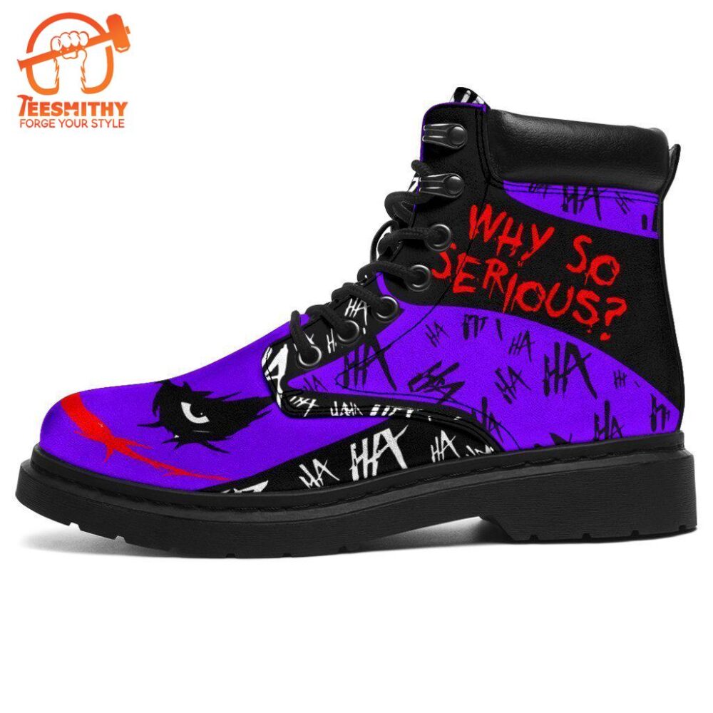 Joker Boots Why So Serious Funny Gift Idea