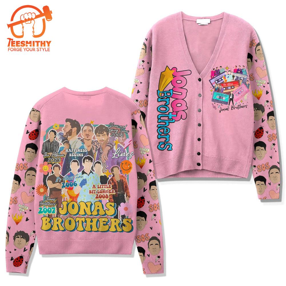 Jonas Brothers Highlight, Jonas Brothers Albums, Jonas Brothers Unisex Knitted Fleece Cardigan