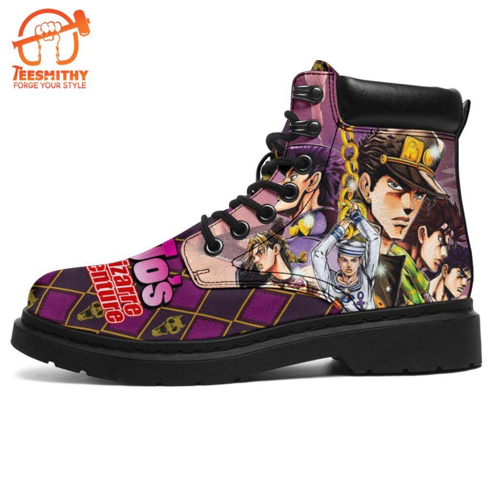 Jotaro Kujo Boots Custom JoJo’s Bizarre Adventure Shoes Fan