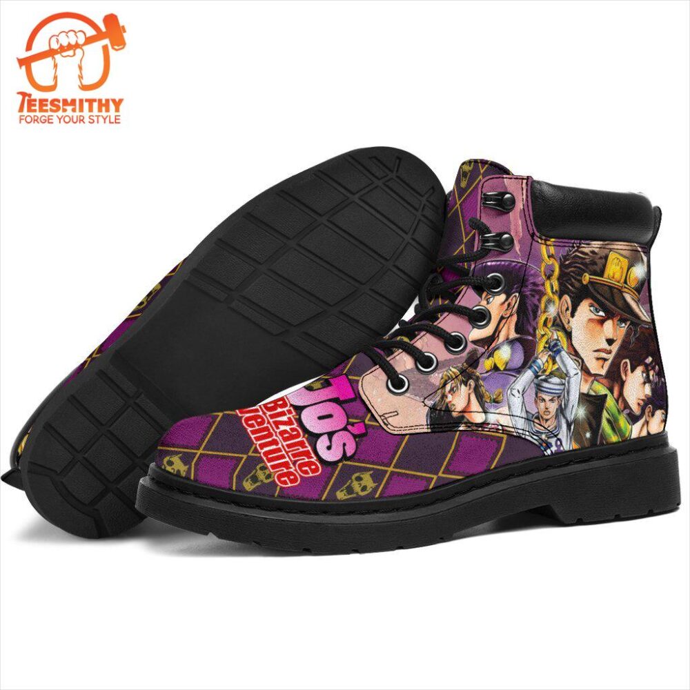 Jotaro Kujo Boots Custom JoJo’s Bizarre Adventure Shoes Fan