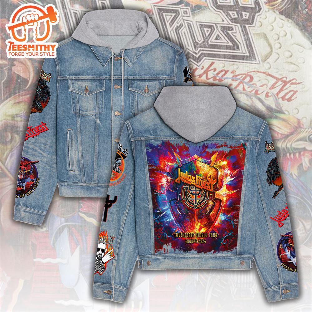 Judas Priest Women’s Denim Hood Jacket