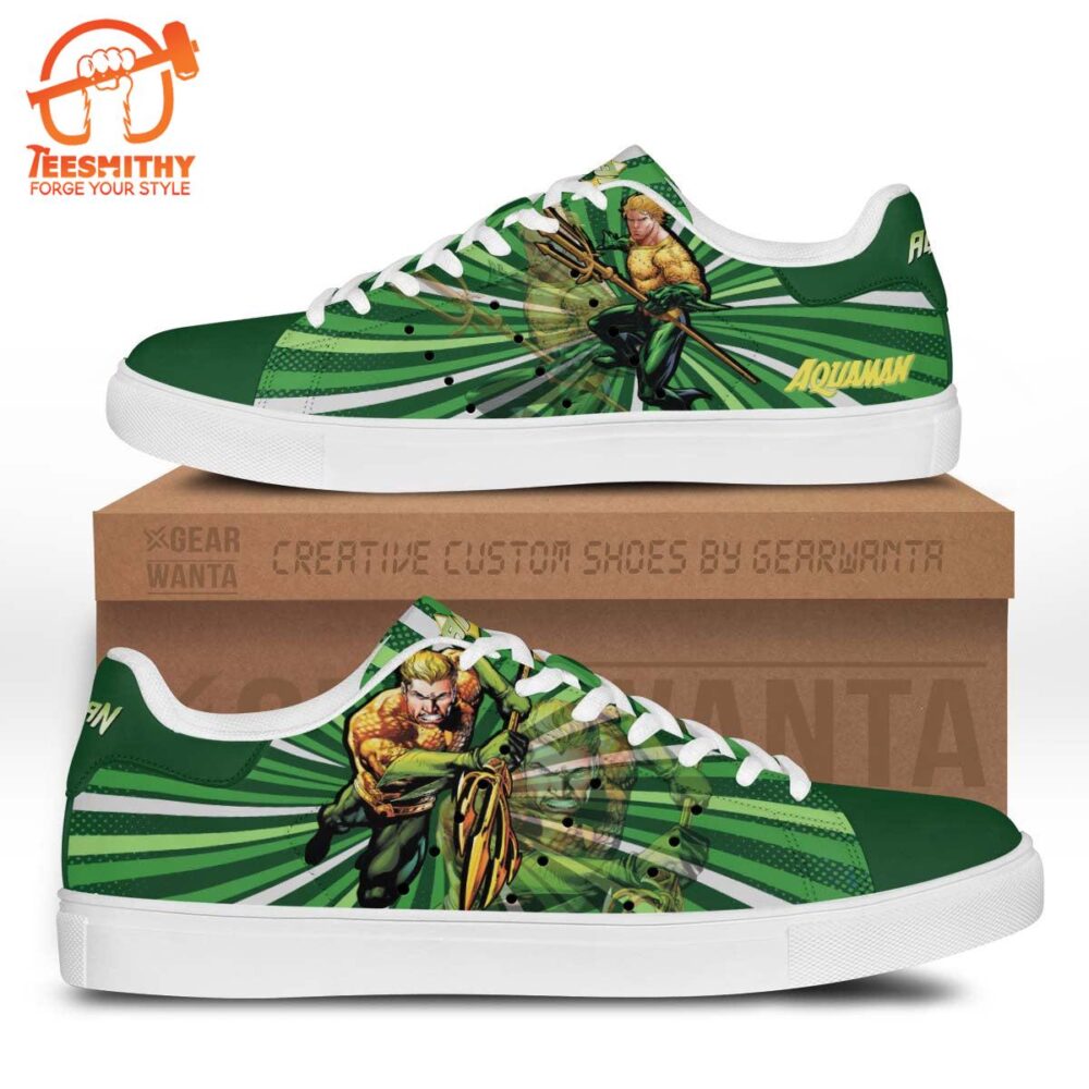 Justice League Aquaman Stan Smith Shoes For Kid