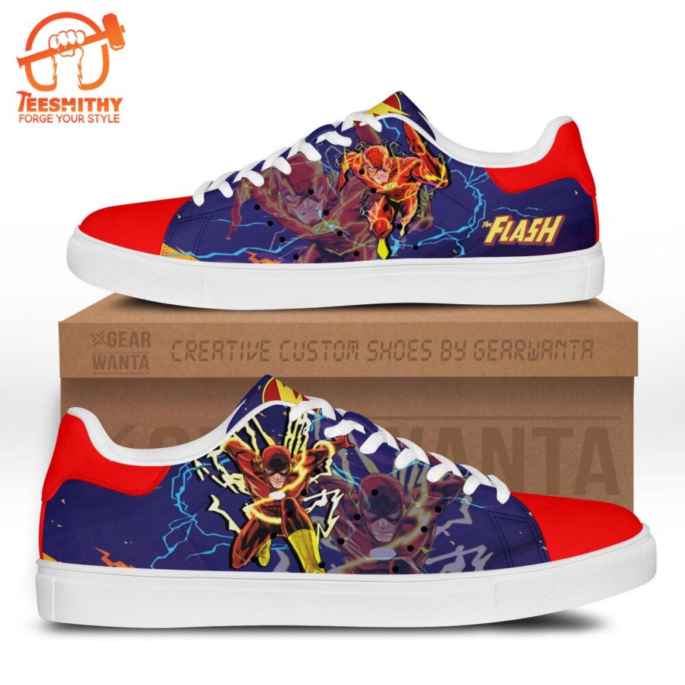 Justice League Flash Stan Smith Shoes For Kid