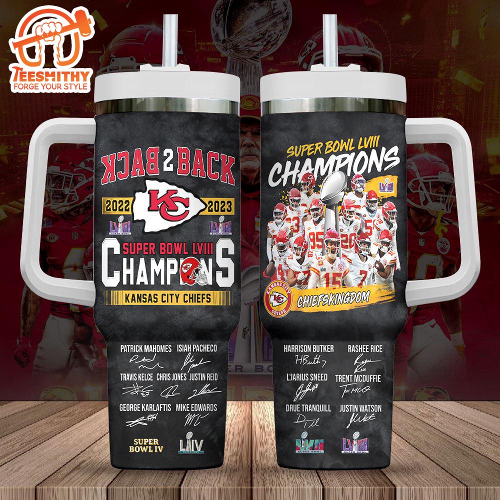 Kansas City Chiefs 40oz Stanley Tumbler For Fan Gift Christmas