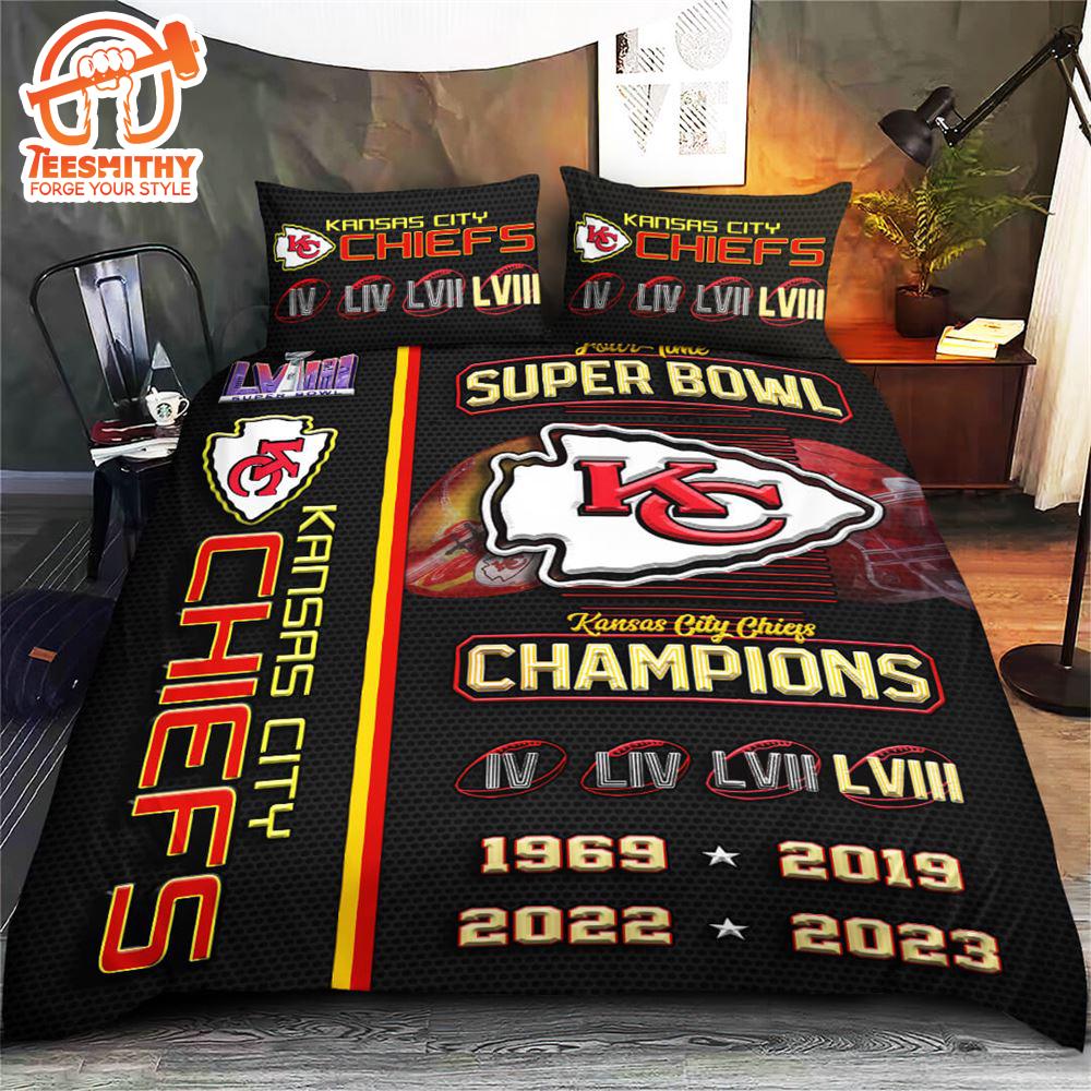 Kansas City Chiefs Bedding Set Christmas For Fans