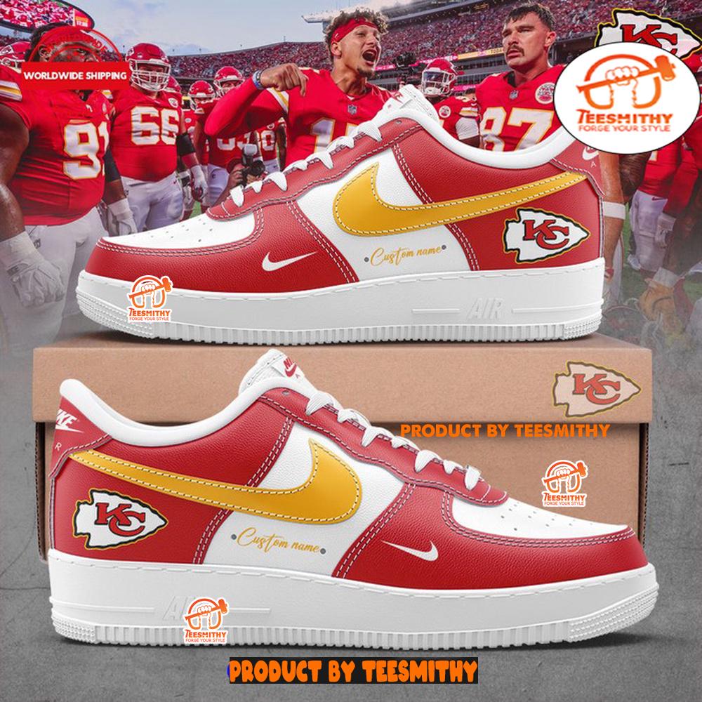 Kansas City Chiefs Custom Name For Fans Limited Edition Air Force 1 Shoes