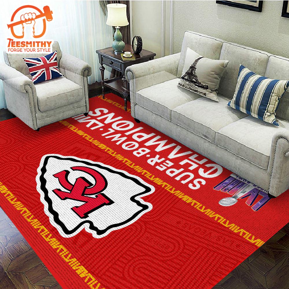 Kansas City Chiefs Gift Christmas Rug