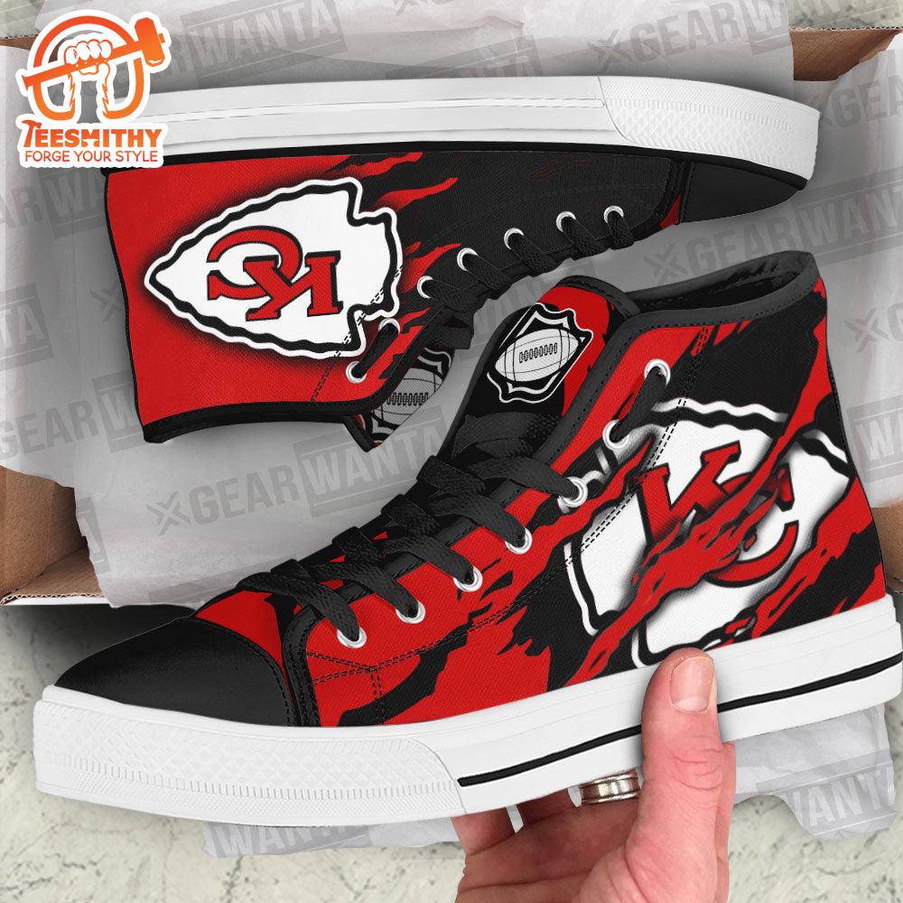 Kansas City Chiefs High Top Shoes Custom For Fans